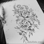 Фото тату белые цветы18.06.2019 №164 - tattoo white flowers - tatufoto.com