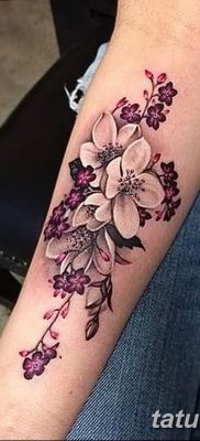 Фото тату белые цветы18.06.2019 №169 — tattoo white flowers — tatufoto.com