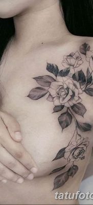 Фото тату белые цветы18.06.2019 №170 — tattoo white flowers — tatufoto.com