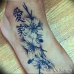 Фото тату белые цветы18.06.2019 №190 - tattoo white flowers - tatufoto.com