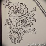 Фото тату белые цветы18.06.2019 №223 - tattoo white flowers - tatufoto.com