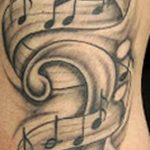 Фото тату в стиле музыки 15.06.2019 №012 - music style tattoos - tatufoto.com