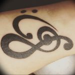 Фото тату в стиле музыки 15.06.2019 №013 - music style tattoos - tatufoto.com