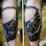 Фото тату в стиле музыки 15.06.2019 №016 - music style tattoos - tatufoto.com
