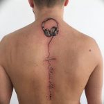 Фото тату в стиле музыки 15.06.2019 №020 - music style tattoos - tatufoto.com