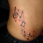 Фото тату в стиле музыки 15.06.2019 №030 - music style tattoos - tatufoto.com