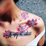 Фото тату в стиле музыки 15.06.2019 №031 - music style tattoos - tatufoto.com