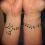Фото тату в стиле музыки 15.06.2019 №038 - music style tattoos - tatufoto.com