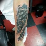Фото тату в стиле музыки 15.06.2019 №041 - music style tattoos - tatufoto.com