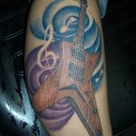 Фото тату в стиле музыки 15.06.2019 №050 - music style tattoos - tatufoto.com