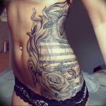 Фото тату в стиле музыки 15.06.2019 №052 - music style tattoos - tatufoto.com