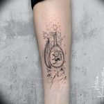 Фото тату в стиле музыки 15.06.2019 №060 - music style tattoos - tatufoto.com