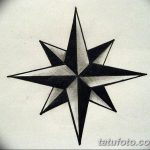 Фото тату восьмиконечная звезда 11.06.2019 №002 - tattoo eight-pointed star - tatufoto.com