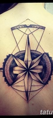 Фото тату восьмиконечная звезда 11.06.2019 №010 — tattoo eight-pointed star — tatufoto.com