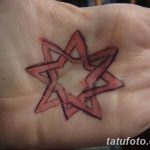 Фото тату восьмиконечная звезда 11.06.2019 №011 - tattoo eight-pointed star - tatufoto.com