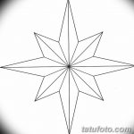 Фото тату восьмиконечная звезда 11.06.2019 №015 - tattoo eight-pointed star - tatufoto.com