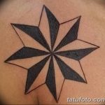 Фото тату восьмиконечная звезда 11.06.2019 №018 - tattoo eight-pointed star - tatufoto.com