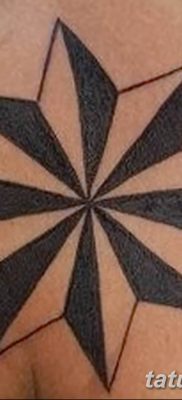 Фото тату восьмиконечная звезда 11.06.2019 №018 — tattoo eight-pointed star — tatufoto.com