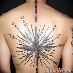 Фото тату восьмиконечная звезда 11.06.2019 №019 - tattoo eight-pointed star - tatufoto.com