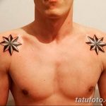 Фото тату восьмиконечная звезда 11.06.2019 №020 - tattoo eight-pointed star - tatufoto.com