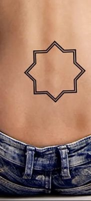 Фото тату восьмиконечная звезда 11.06.2019 №024 — tattoo eight-pointed star — tatufoto.com