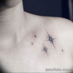 Фото тату восьмиконечная звезда 11.06.2019 №027 - tattoo eight-pointed star - tatufoto.com