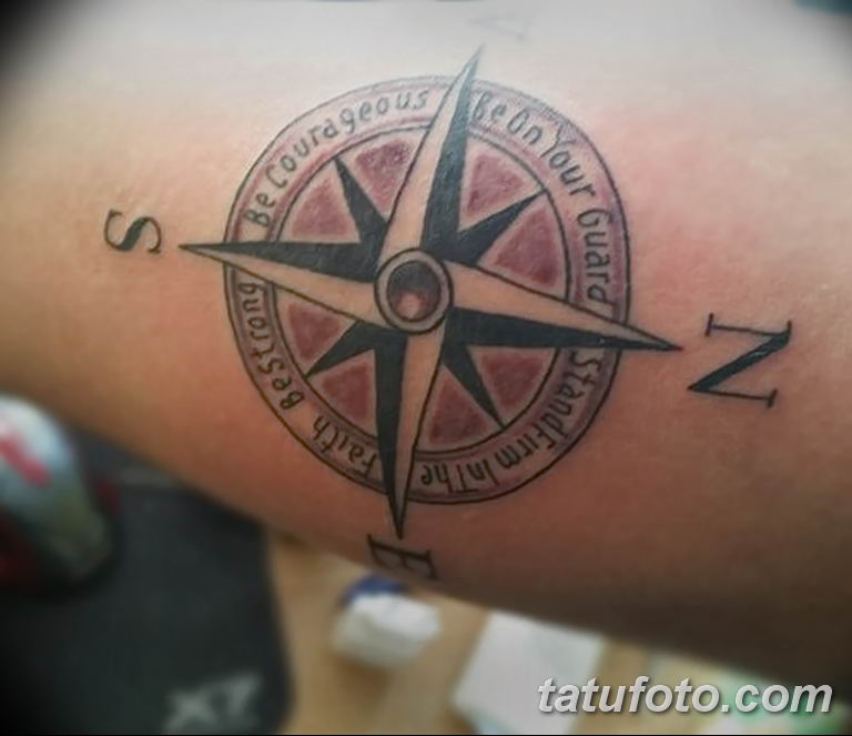 Фото тату восьмиконечная звезда 11.06.2019 №031 - tattoo eight-pointed star - tatufoto.com