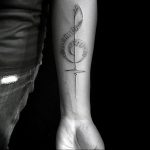 Фото тату для мужчин музыка 15.06.2019 №001 - tattoos for men music - tatufoto.com