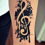 Фото тату для мужчин музыка 15.06.2019 №009 - tattoos for men music - tatufoto.com
