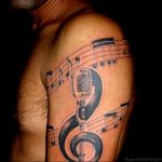 Фото тату для мужчин музыка 15.06.2019 №011 - tattoos for men music - tatufoto.com