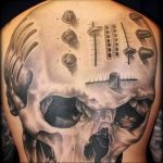 Фото тату для мужчин музыка 15.06.2019 №022 - tattoos for men music - tatufoto.com