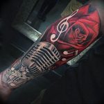 Фото тату для мужчин музыка 15.06.2019 №035 - tattoos for men music - tatufoto.com