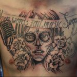 Фото тату для мужчин музыка 15.06.2019 №040 - tattoos for men music - tatufoto.com