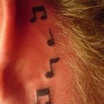 Фото тату знак музыки 15.06.2019 №028 - tattoo sign of music - tatufoto.com