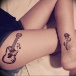 Фото тату знак музыки 15.06.2019 №038 - tattoo sign of music - tatufoto.com