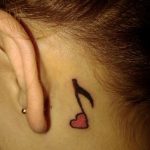 Фото тату знак музыки 15.06.2019 №039 - tattoo sign of music - tatufoto.com