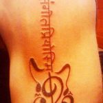 Фото тату знак музыки 15.06.2019 №057 - tattoo sign of music - tatufoto.com