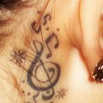 Фото тату знак музыки 15.06.2019 №058 - tattoo sign of music - tatufoto.com