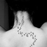 Фото тату знак музыки 15.06.2019 №064 - tattoo sign of music - tatufoto.com