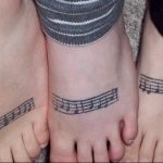Фото тату знак музыки 15.06.2019 №078 - tattoo sign of music - tatufoto.com