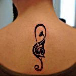 Фото тату знак музыки 15.06.2019 №080 - tattoo sign of music - tatufoto.com