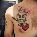 Фото тату знак музыки 15.06.2019 №082 - tattoo sign of music - tatufoto.com