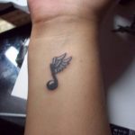 Фото тату знак музыки 15.06.2019 №087 - tattoo sign of music - tatufoto.com