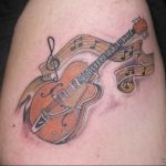 Фото тату знак музыки 15.06.2019 №093 - tattoo sign of music - tatufoto.com