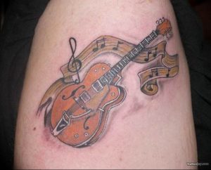 Фото тату знак музыки 15.06.2019 №093 - tattoo sign of music - tatufoto.com