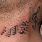 Фото тату знак музыки 15.06.2019 №100 - tattoo sign of music - tatufoto.com