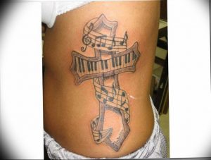 Фото тату знак музыки 15.06.2019 №103 - tattoo sign of music - tatufoto.com