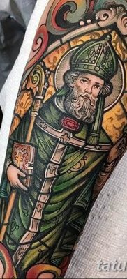 Фото тату икона святого 29.06.2019 №040 — tattoo icon of saint — tatufoto.com
