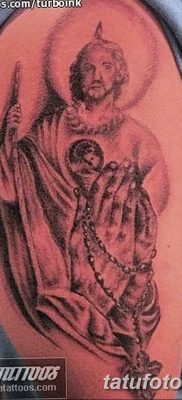 Фото тату икона святого 29.06.2019 №041 — tattoo icon of saint — tatufoto.com