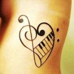 Фото тату любовь к музыке 15.06.2019 №011 - tattoo love of music - tatufoto.com